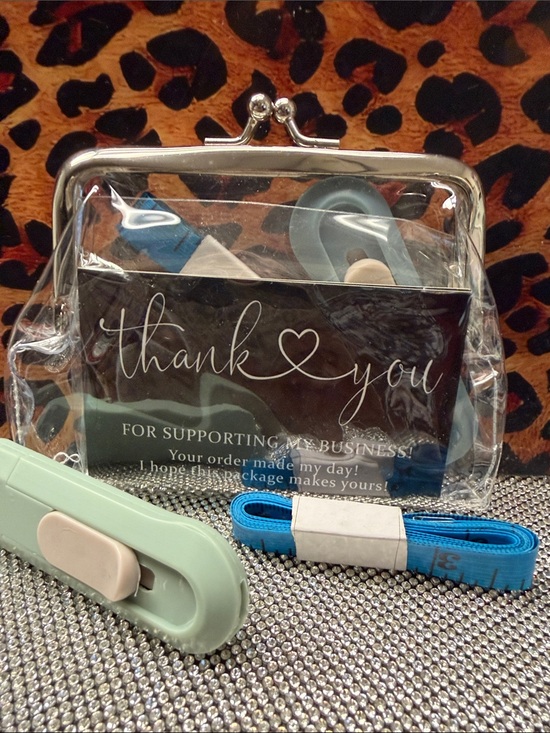 Other - RESellers MUST have ❣️Clear Kiss-Lock, tape measure, retractable knife, 25 Ty.